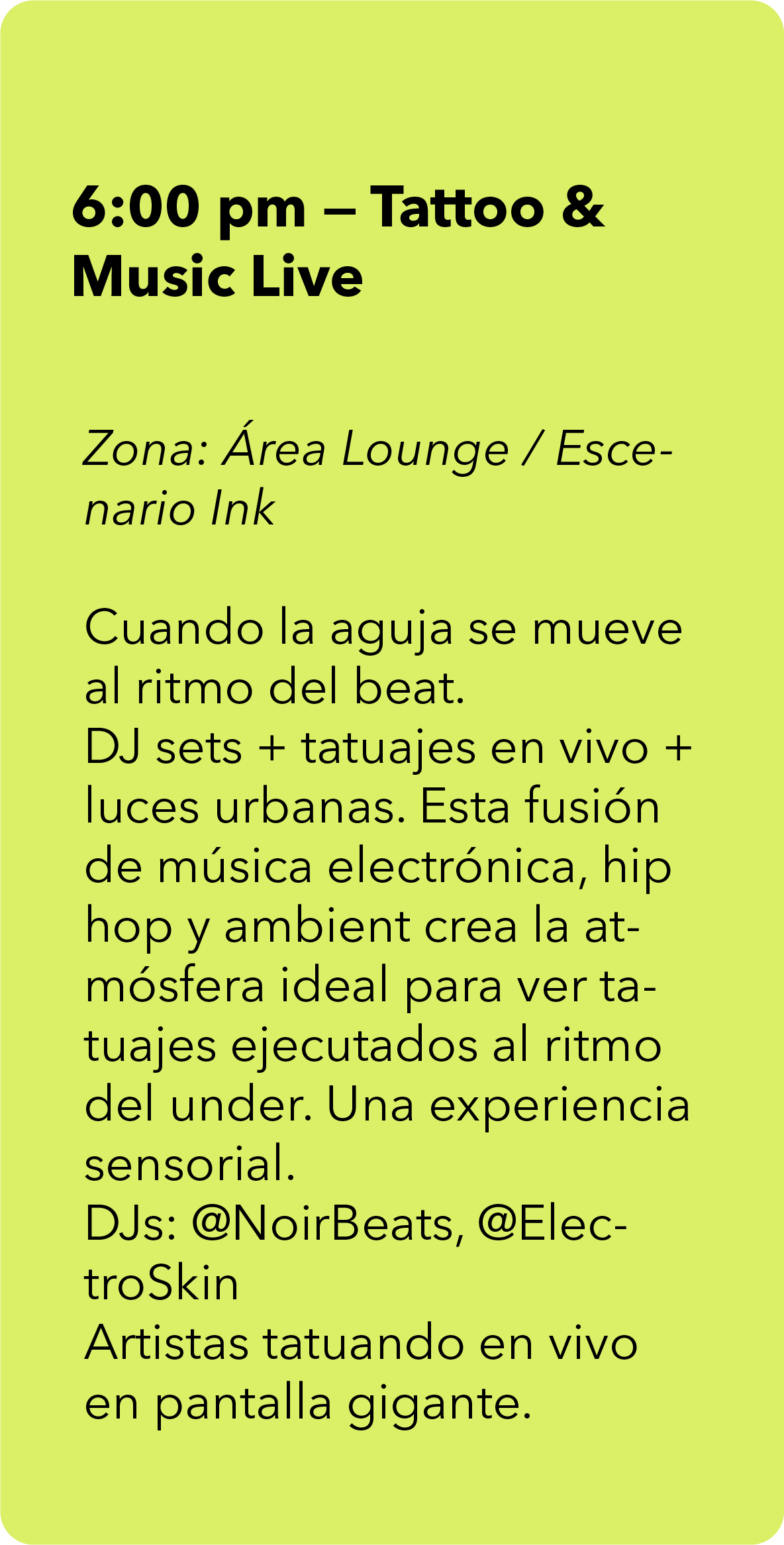 The Ink Yard - Agenda Ed. 2025
